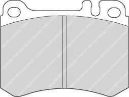 комплект спирачно феродо, дискови спирачки FDB629