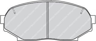 комплект спирачно феродо, дискови спирачки FDB653