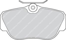 комплект спирачно феродо, дискови спирачки FDB669