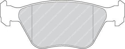 комплект спирачно феродо, дискови спирачки FDB685