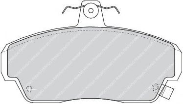 комплект спирачно феродо, дискови спирачки FDB771