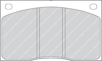 комплект спирачно феродо, дискови спирачки FDB817