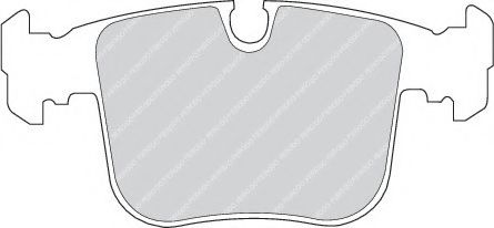 комплект спирачно феродо, дискови спирачки FDB856