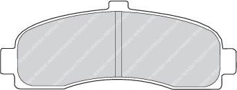 комплект спирачно феродо, дискови спирачки