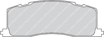 комплект спирачно феродо, дискови спирачки FDB931