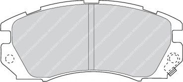 комплект спирачно феродо, дискови спирачки FDB948