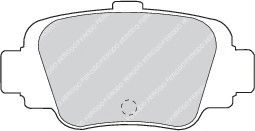 комплект спирачно феродо, дискови спирачки