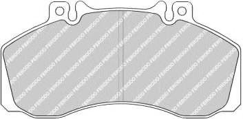 комплект спирачно феродо, дискови спирачки FVR1522