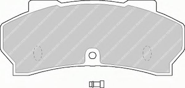 комплект спирачно феродо, дискови спирачки FVR302