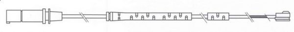 предупредителен контактен сензор, износване на накладките FWI355