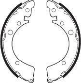 комплект спирачна челюст FSB231