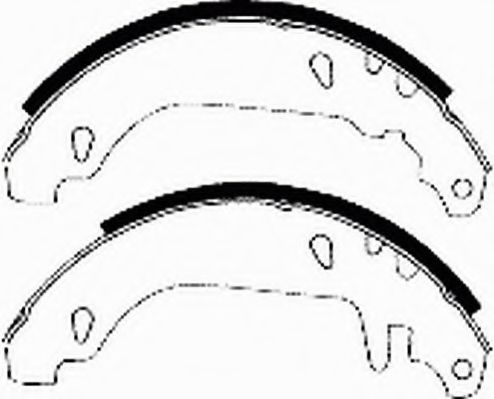 комплект спирачна челюст
