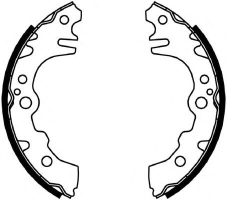 комплект спирачна челюст FSB4039