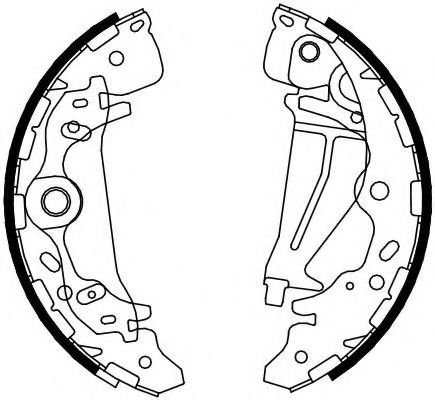 комплект спирачна челюст FSB4096