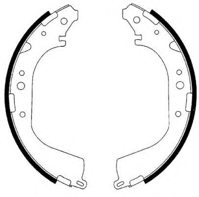 комплект спирачна челюст FSB4105