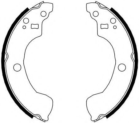 комплект спирачна челюст FSB4106