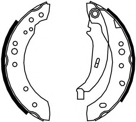 комплект спирачна челюст FSB4109