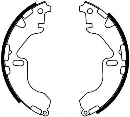 комплект спирачна челюст FSB4121