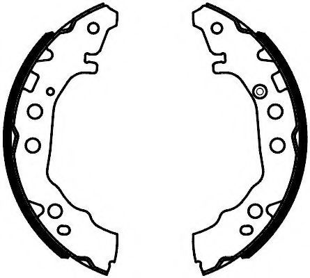 комплект спирачна челюст FSB4127