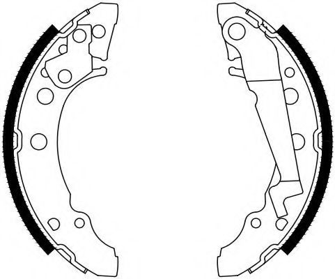 комплект спирачна челюст FSB4128