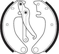 комплект спирачна челюст FSB50