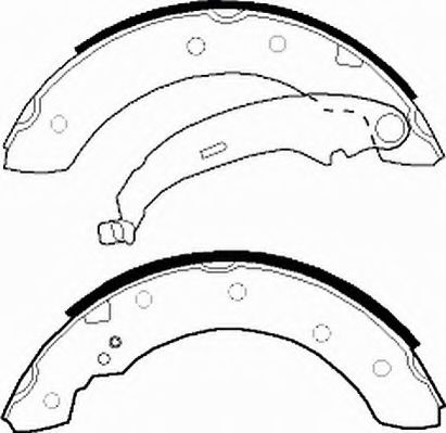 комплект спирачна челюст FSB519