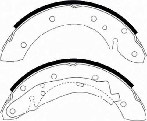комплект спирачна челюст FSB567