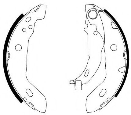 комплект спирачна челюст FSB569