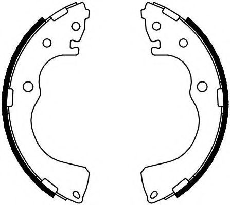 комплект спирачна челюст FSB610