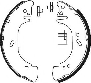 комплект спирачна челюст FSB618