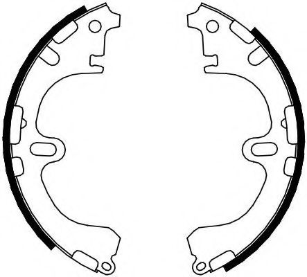 комплект спирачна челюст FSB631