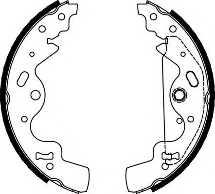 комплект спирачна челюст