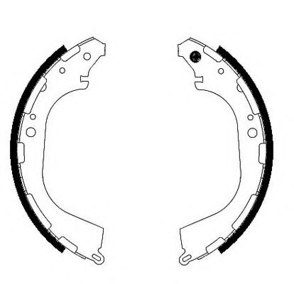 комплект спирачна челюст FSB683
