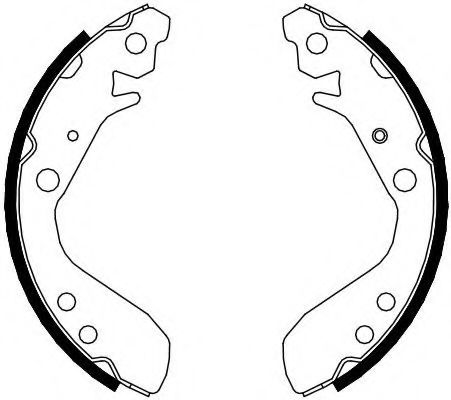 комплект спирачна челюст FSB689