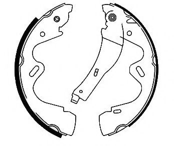 комплект спирачна челюст FSB692