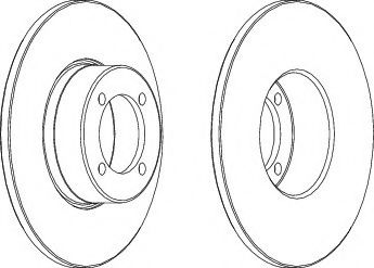 спирачен диск DDF082