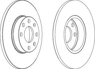 спирачен диск DDF1040