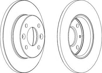 спирачен диск DDF108