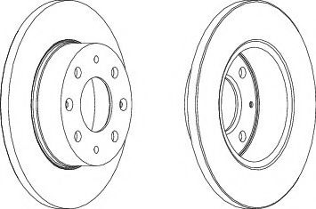 спирачен диск DDF112