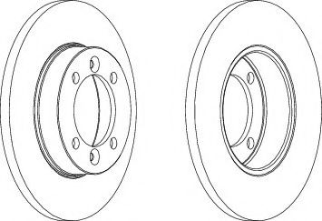 спирачен диск DDF118