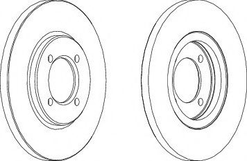 спирачен диск DDF121