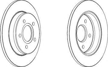 спирачен диск DDF1226