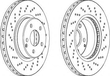спирачен диск DDF1427
