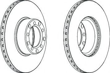 спирачен диск DDF143