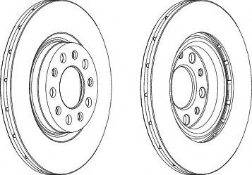 спирачен диск DDF1456