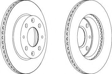 спирачен диск DDF149