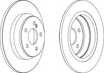 спирачен диск DDF1675