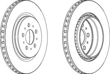 спирачен диск DDF1683
