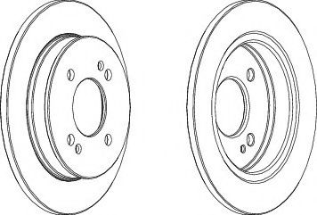 спирачен диск DDF1793