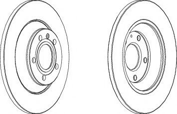спирачен диск DDF1850C